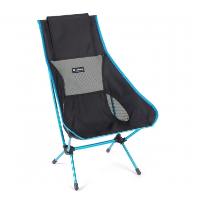 Helinox Camping Chair Two (high backrest supports back, neck and shoulders) black/blue